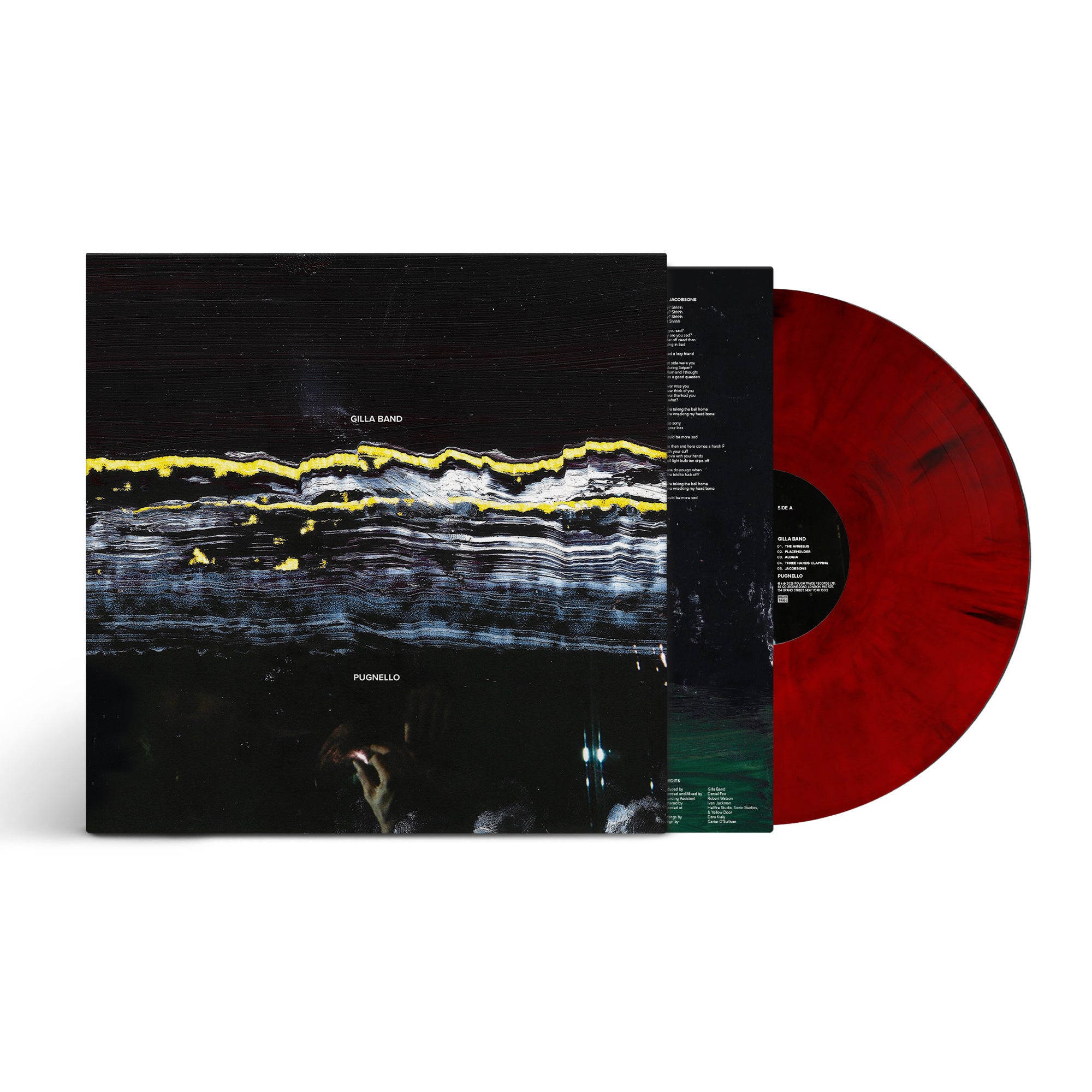 Pre-Order 25/09/26 - Gilla Band: Pugnello - Red & Black (Coloured Vinyl LP)