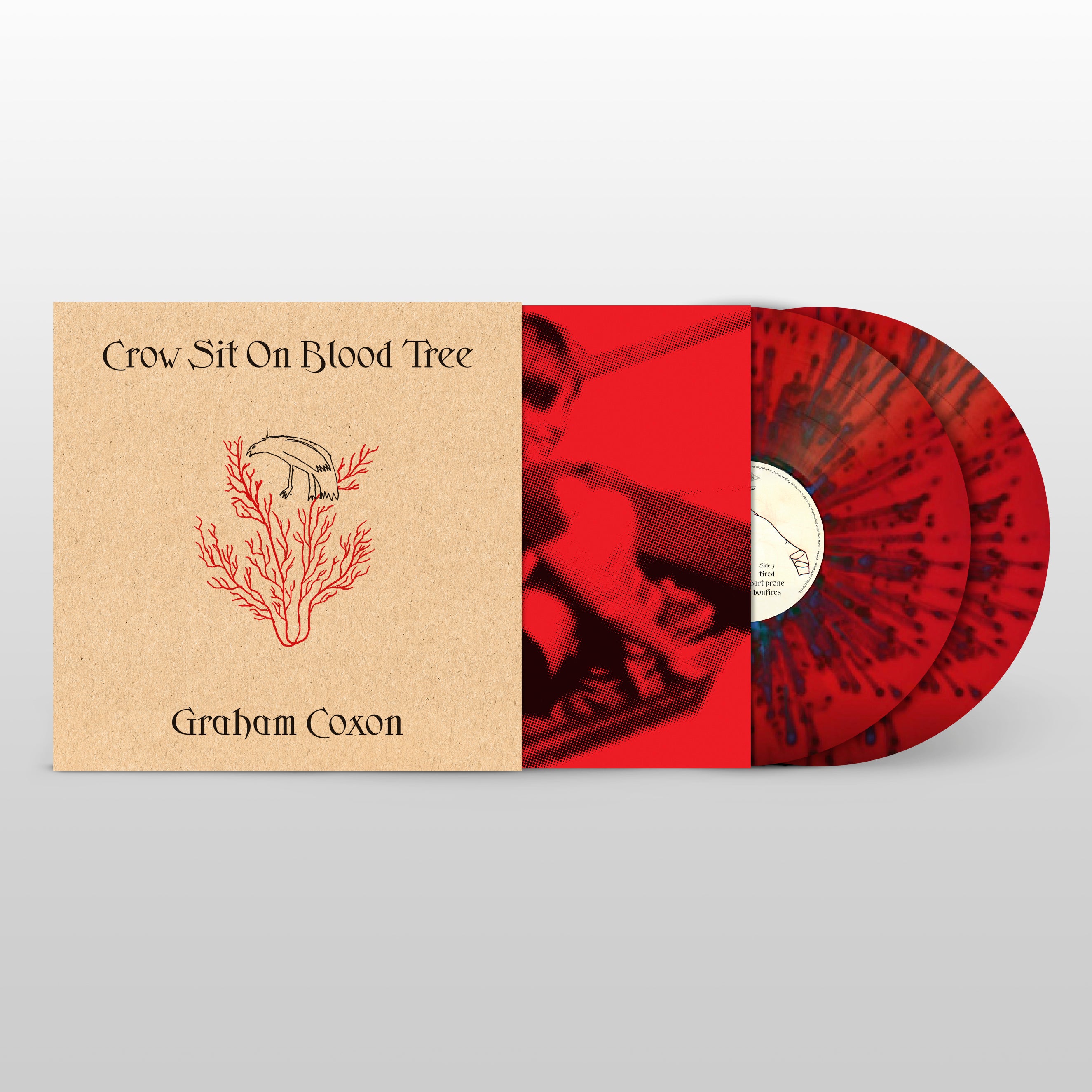 Pre-Order 11/09/26 - Coxon, Graham: Crow Sit On Blood Tree (Coloured Vinyl 2xLP)