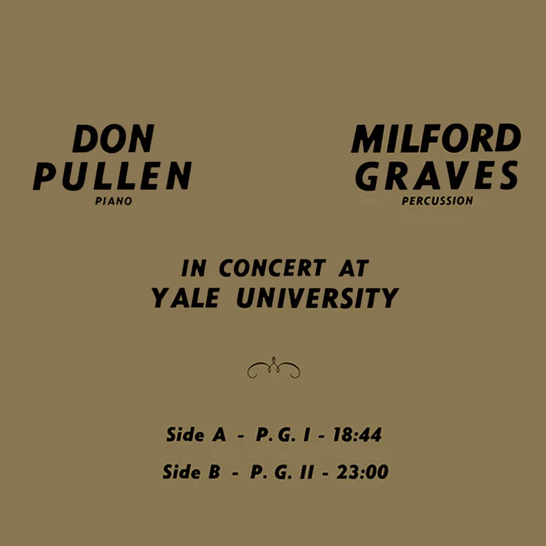 Graves, Milford & Don Pullen: In Concert At Yale University (Vinyl 2xLP)