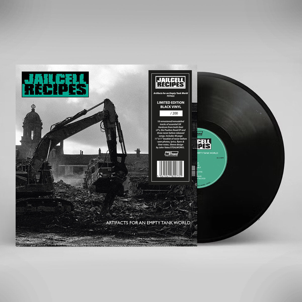 Jailcell Recipes: Artifacts For An Empty Tank World (Vinyl LP)