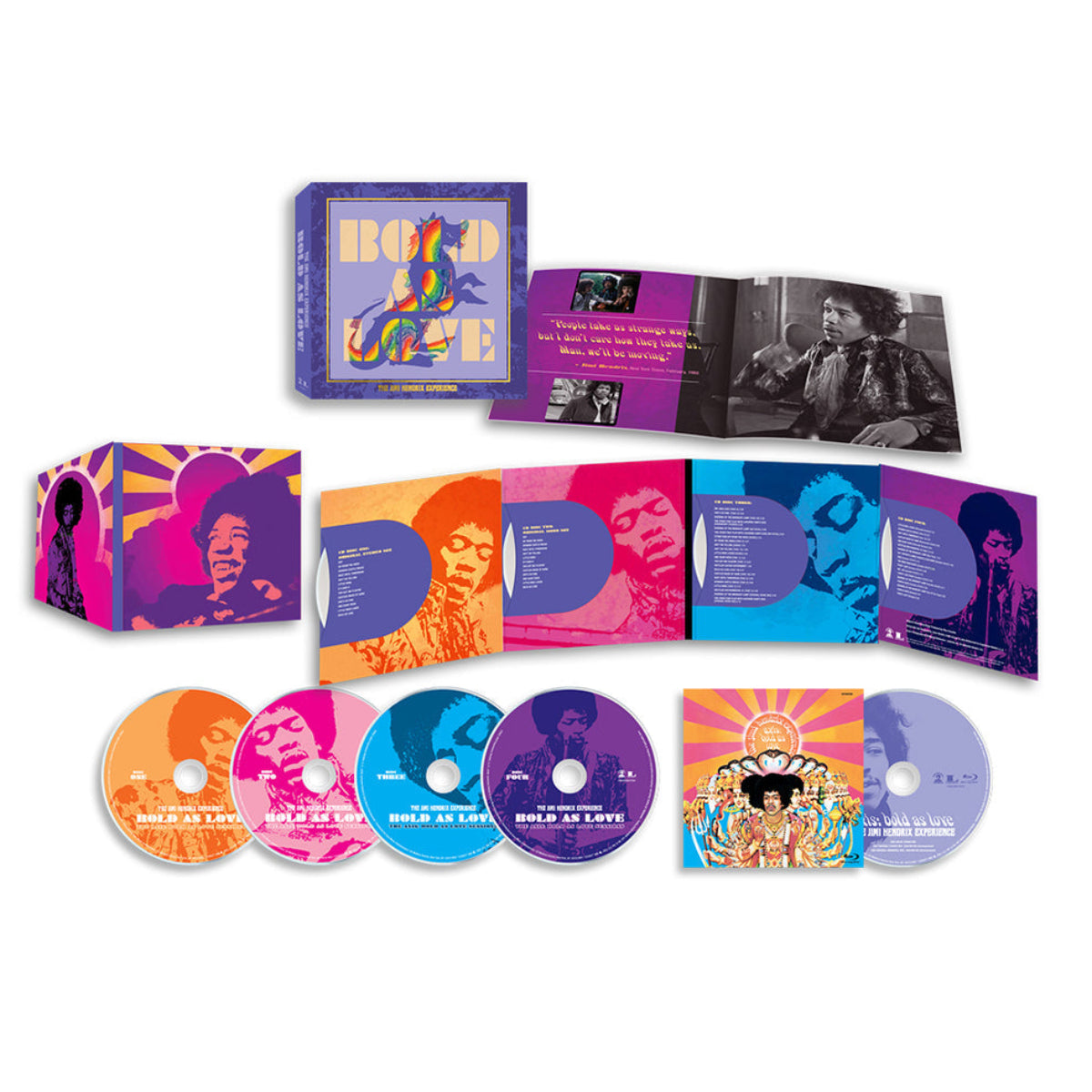 Jimi Hendrix Experience, The: Bold As Love - Deluxe (4xCD + Blu-Ray Boxset)