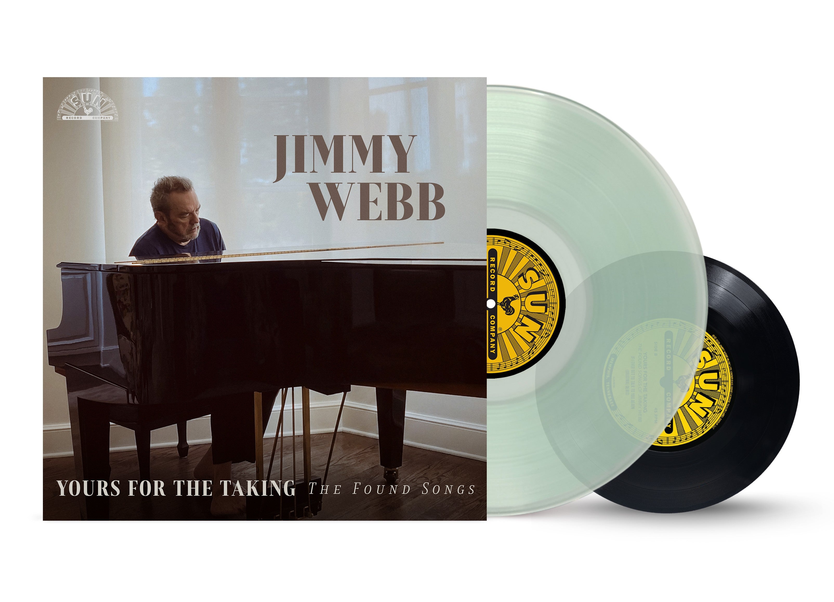 Pre-Order 23/10/26 - Webb, Jimmy: Yours For The Taking - The Found Songs Of Jimmy Webb (Coloured Vinyl LP + 7")