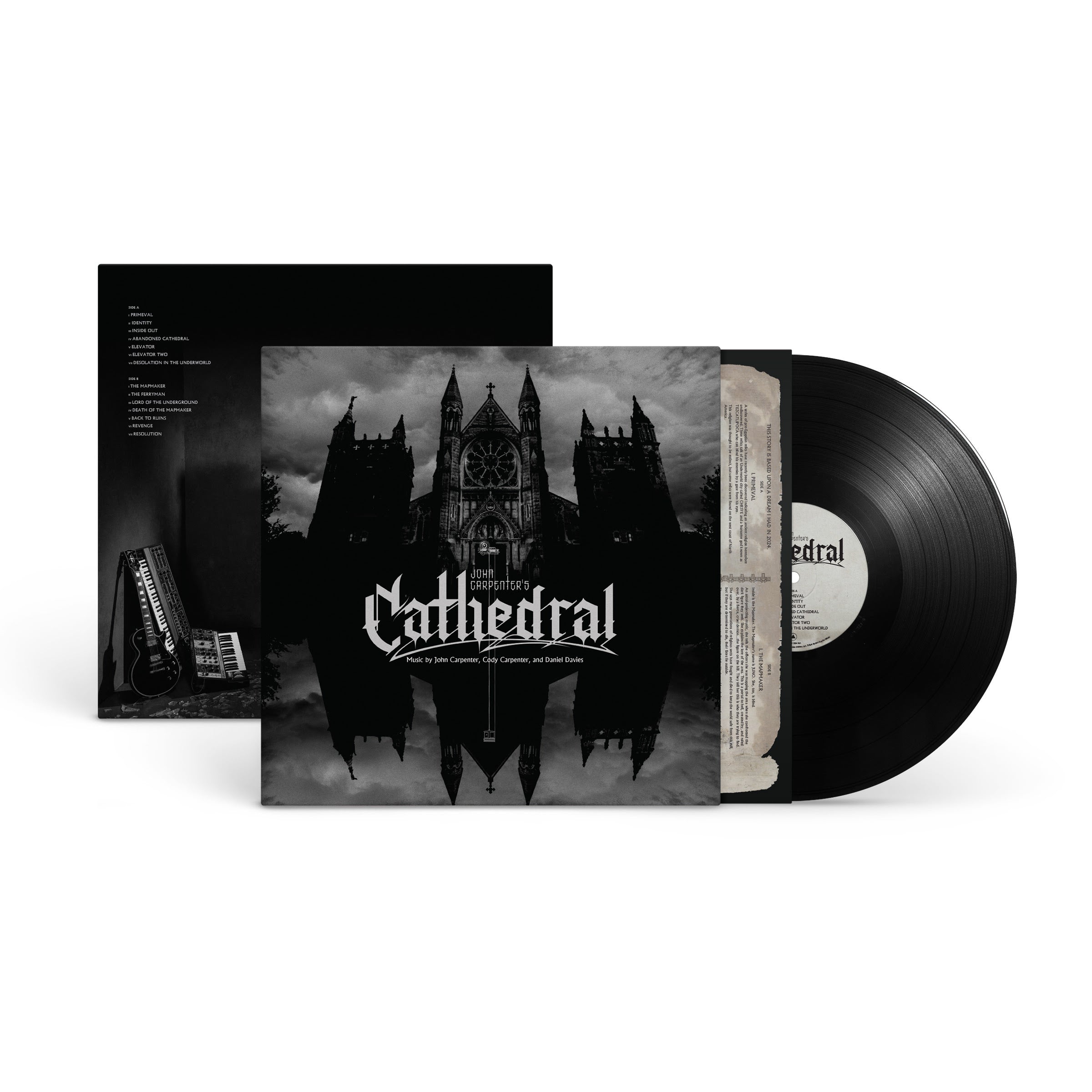 Pre-Order 07/08/26 - Carpenter, John / Cody Carpenter / Daniel Davies: Cathedral (Vinyl LP)
