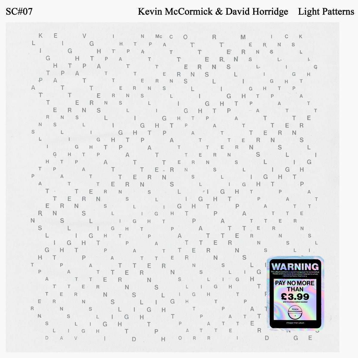McCormick, Kevin & David Horridge: Light Patterns (Vinyl LP)