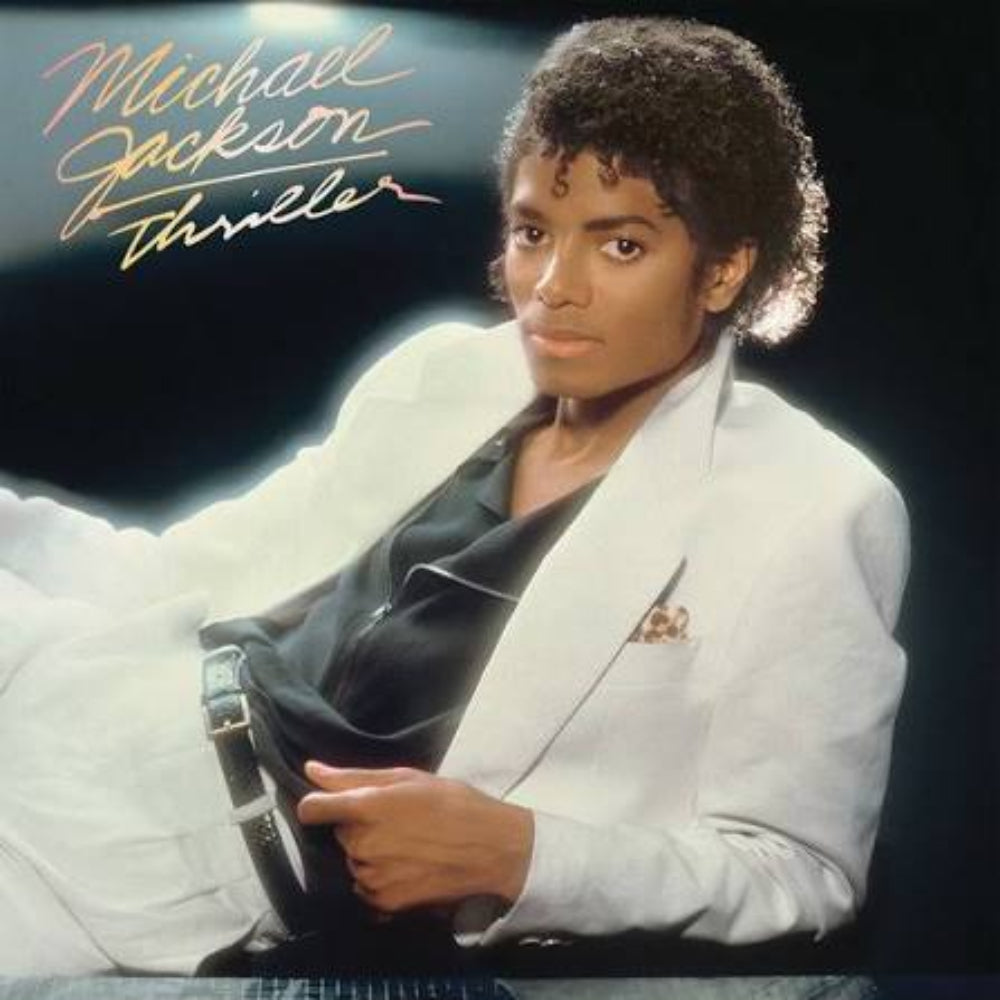 Pre-Order 30/10/26 - Jackson, Michael: Thriller - 2026 Red & Black Marble Reissue (Coloured Vinyl LP)