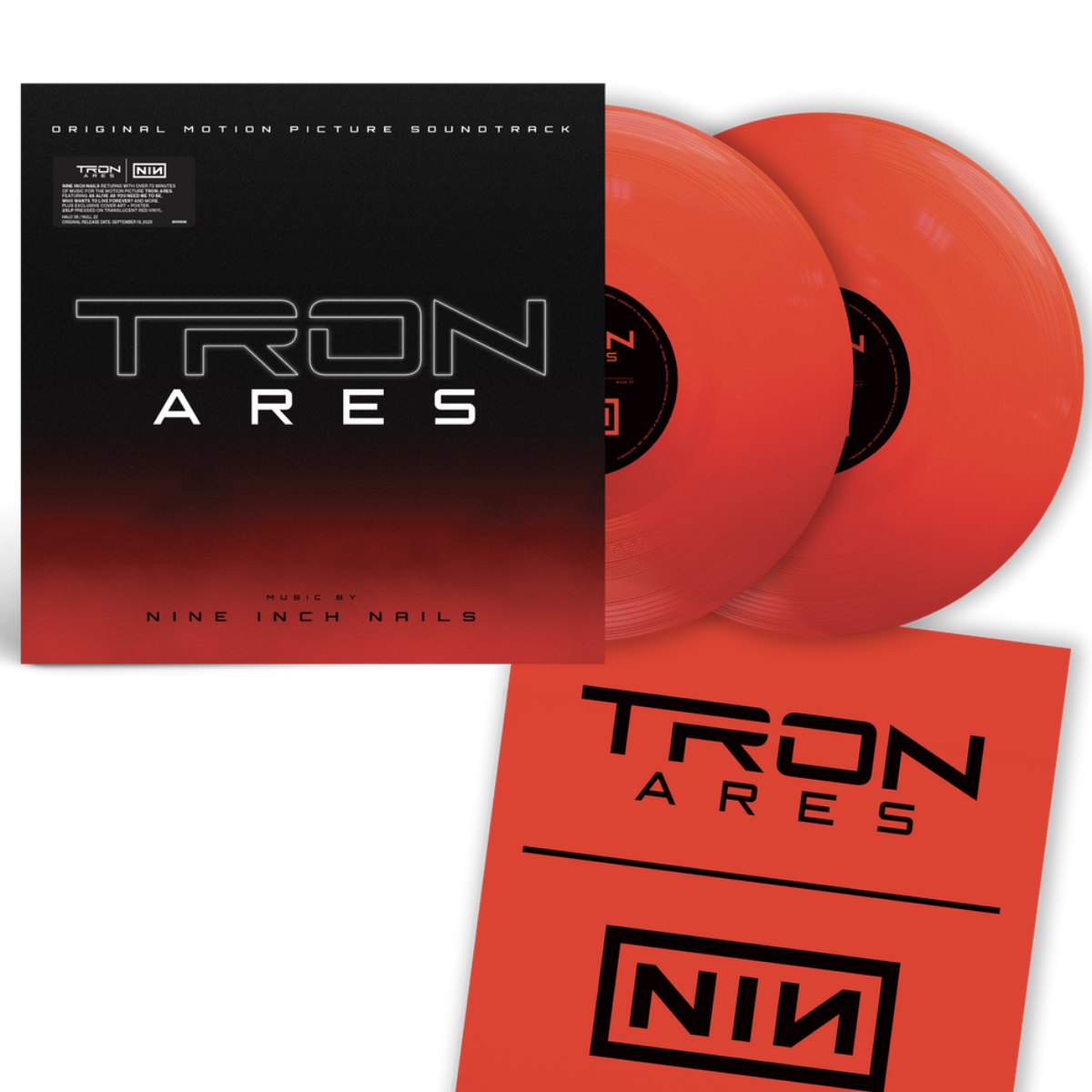 Nine Inch Nails: Tron Ares - Original Motion Picture Soundtrack (Coloured Vinyl 2xLP)