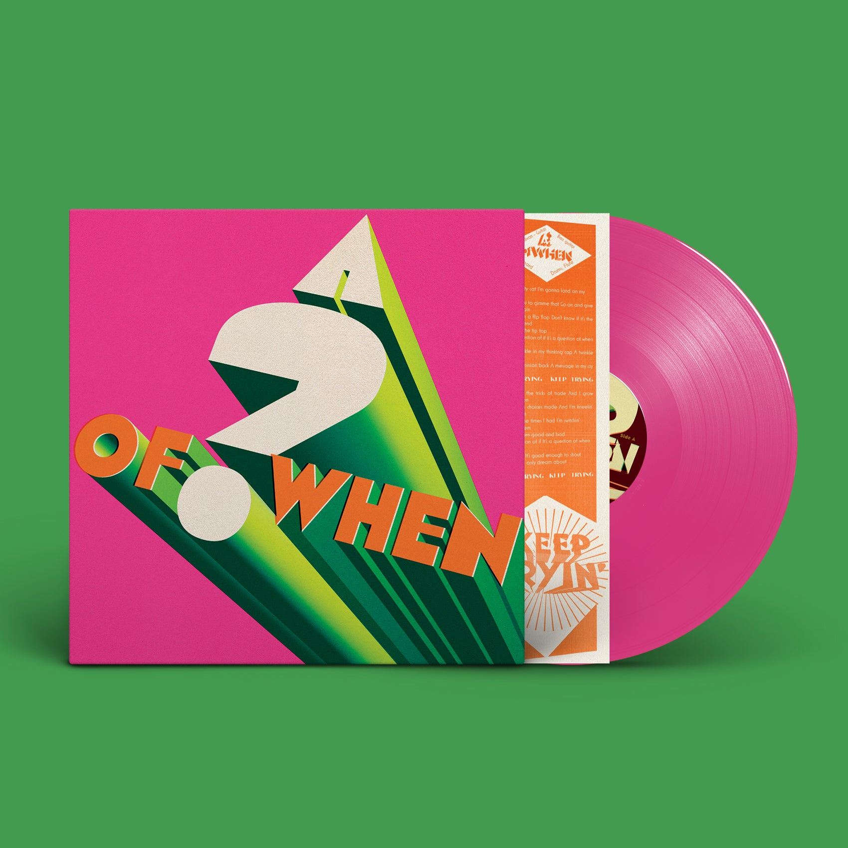 Pre-Order 10/07/26 - Panda Bear & Sonic Boom: A ? Of When (Coloured Vinyl LP)