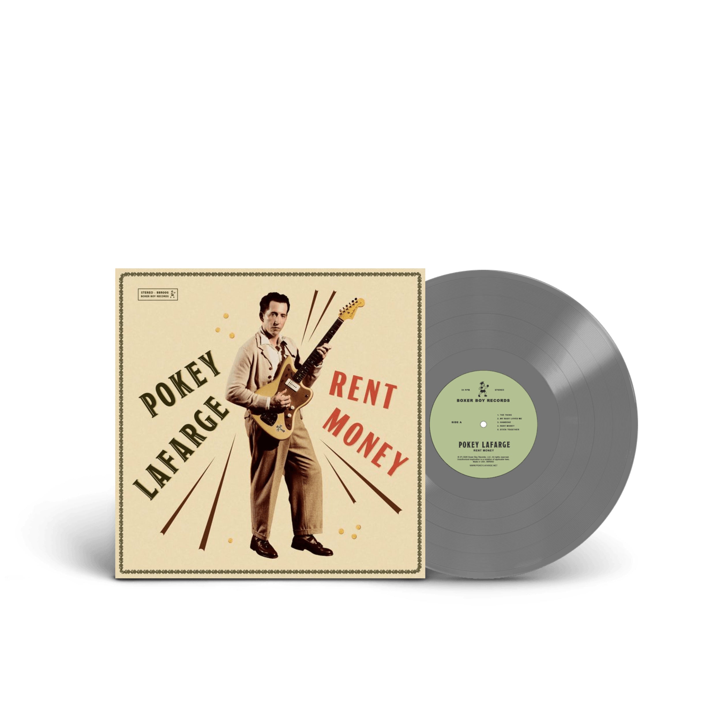 Pre-Order 02/10/26 - Pokey LaFarge: Rent Money (Coloured Vinyl LP)