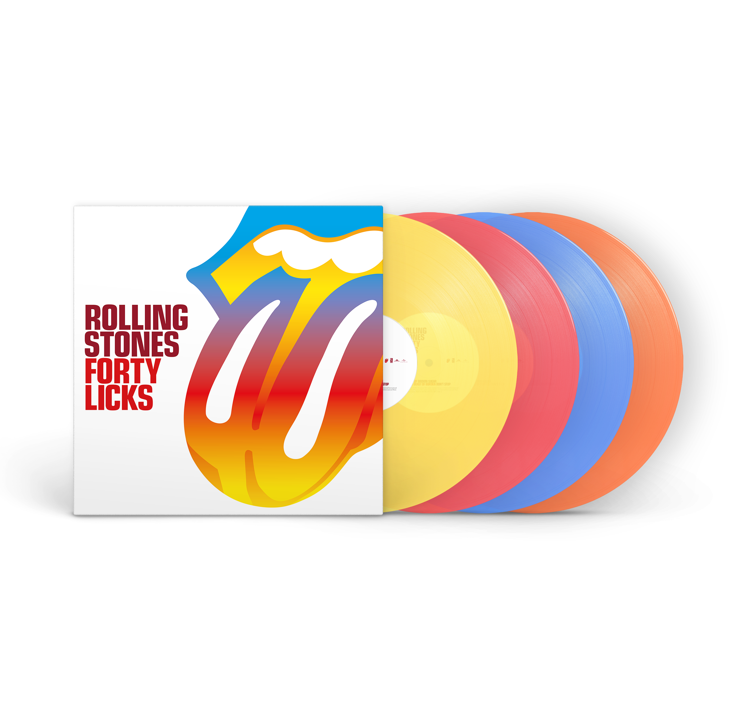 Pre-Order 21/08/26 - Rolling Stones, The: Forty Licks (Coloured Vinyl 4xLP)
