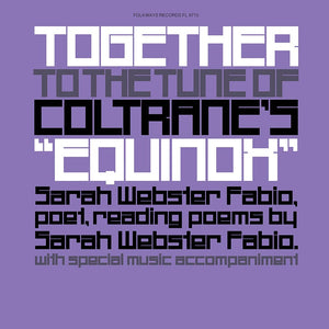 Webster Fabio, Sarah: Together To The Tune Of Coltrane's "Equinox" (Vinyl LP)
