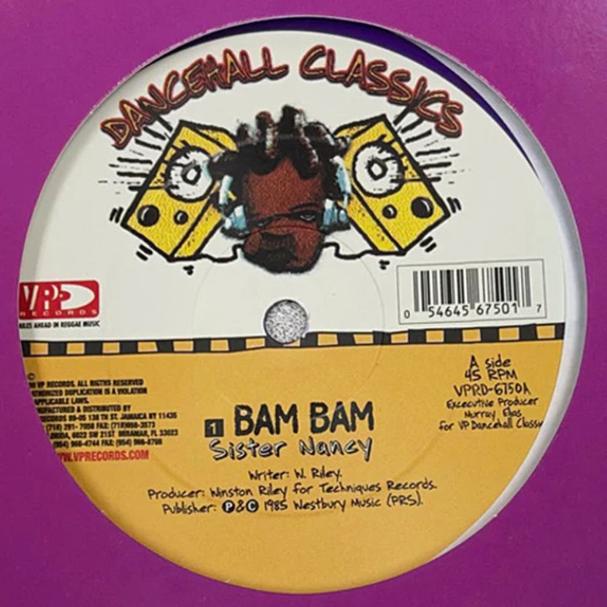 Sister Nancy: Bam Bam (Coloured Vinyl 12")