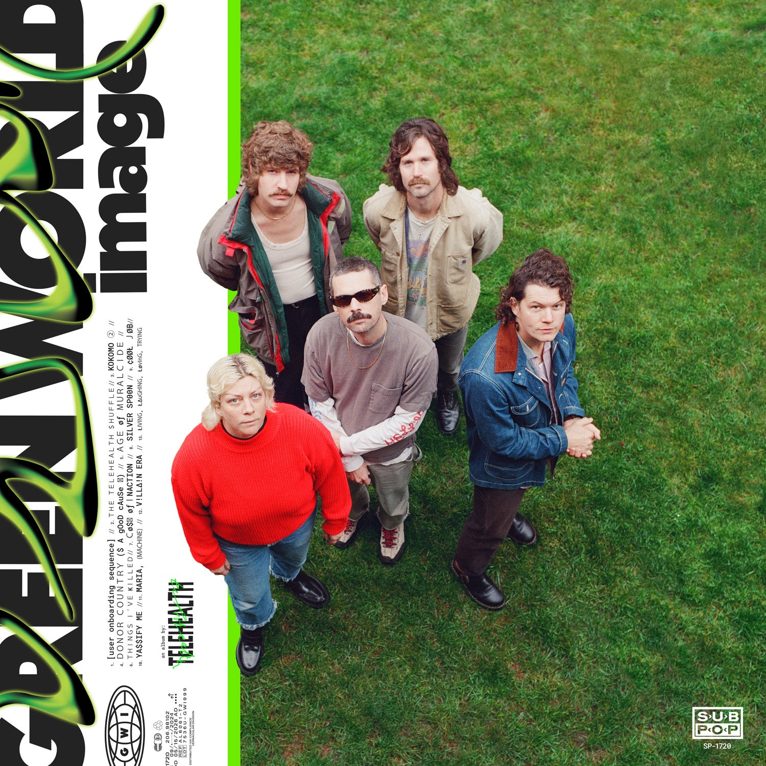Pre-Order 15/05/26 - Telehealth: Green World Image - Loser Edition (Coloured Vinyl LP)