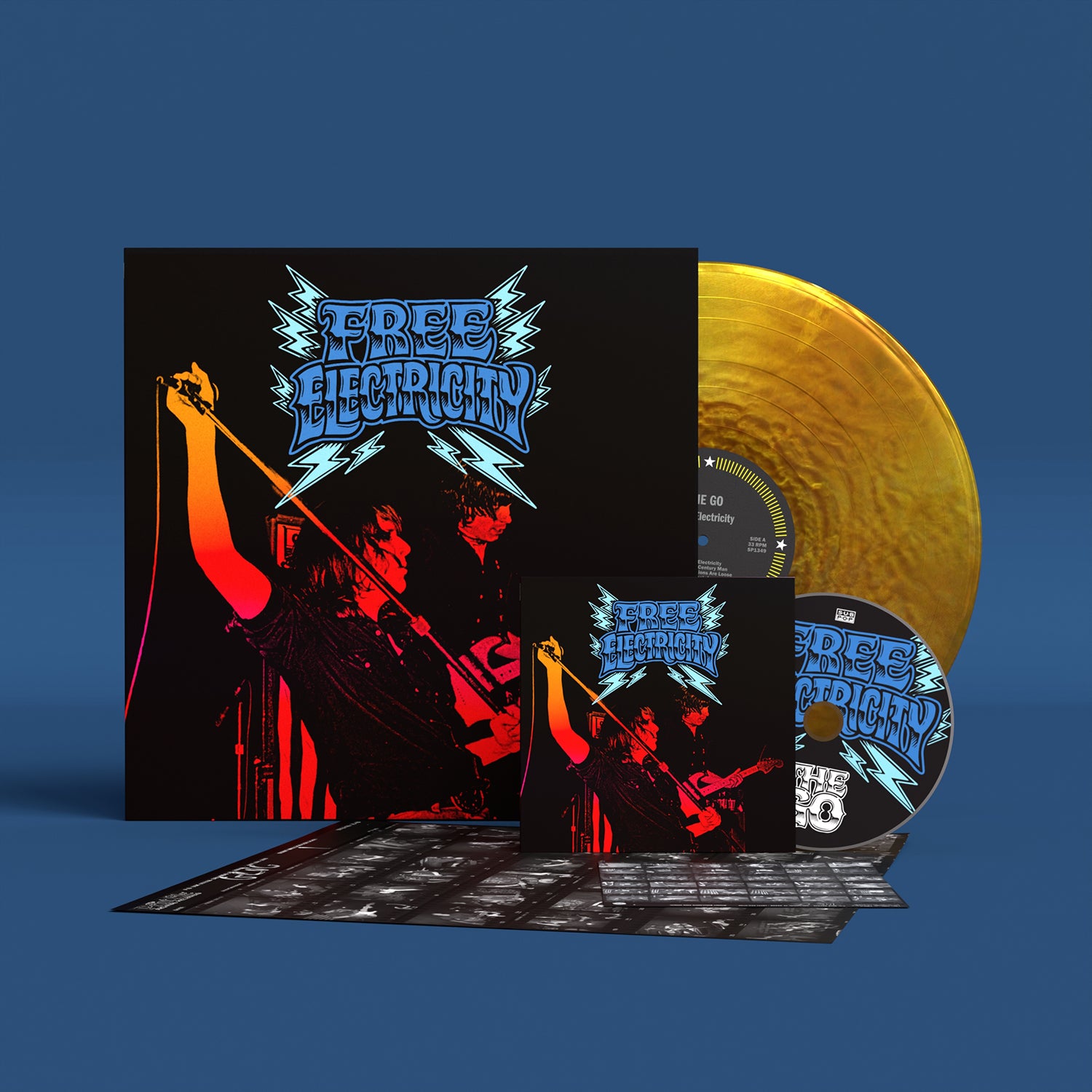 Pre-Order 04/09/26 - Go, Thes: Free Electricity (Coloured Vinyl LP)