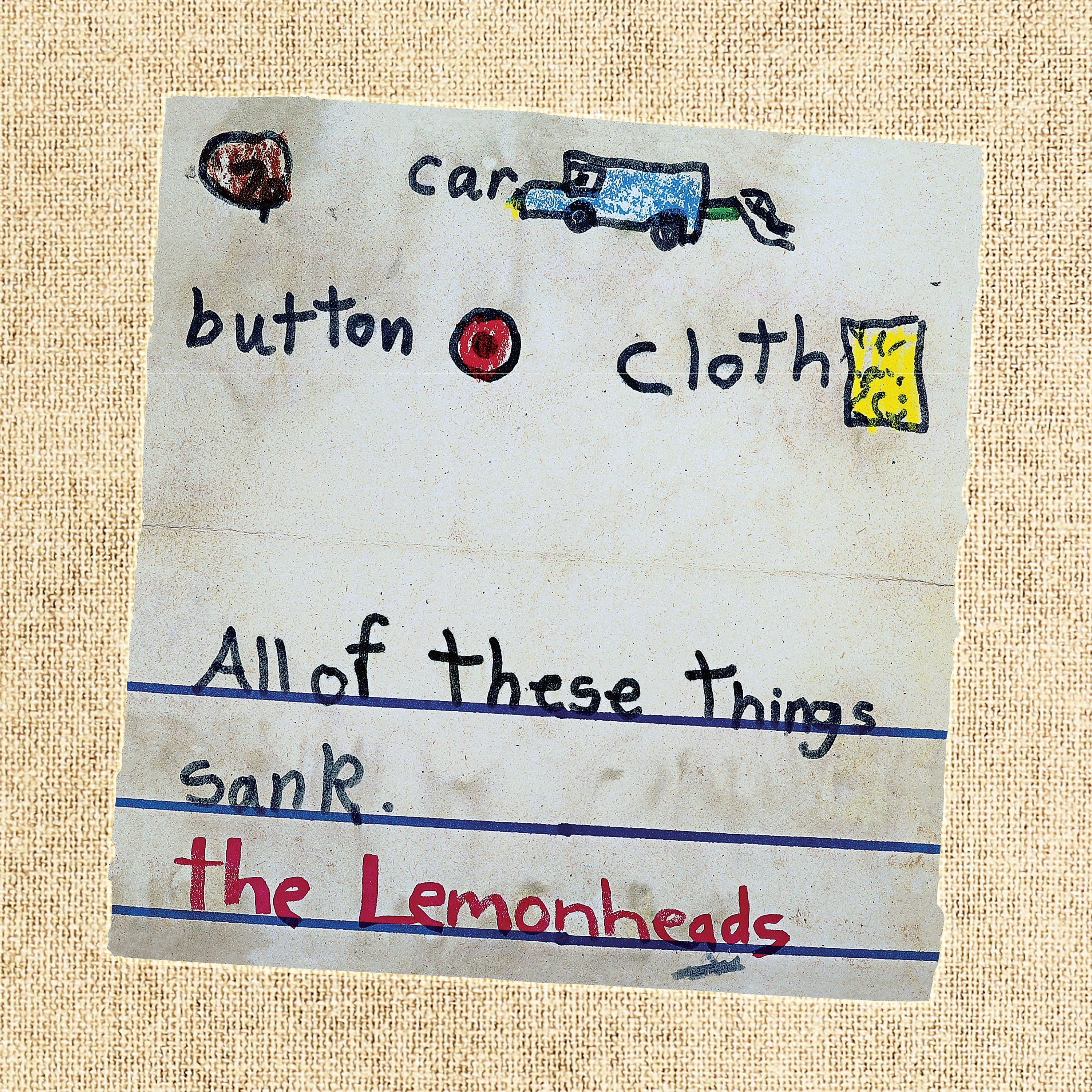 Pre-Order 18/09/26 - Lemonheads, The: Car Button Cloth (30th Anniversary Edition) (Coloured Vinyl LP)