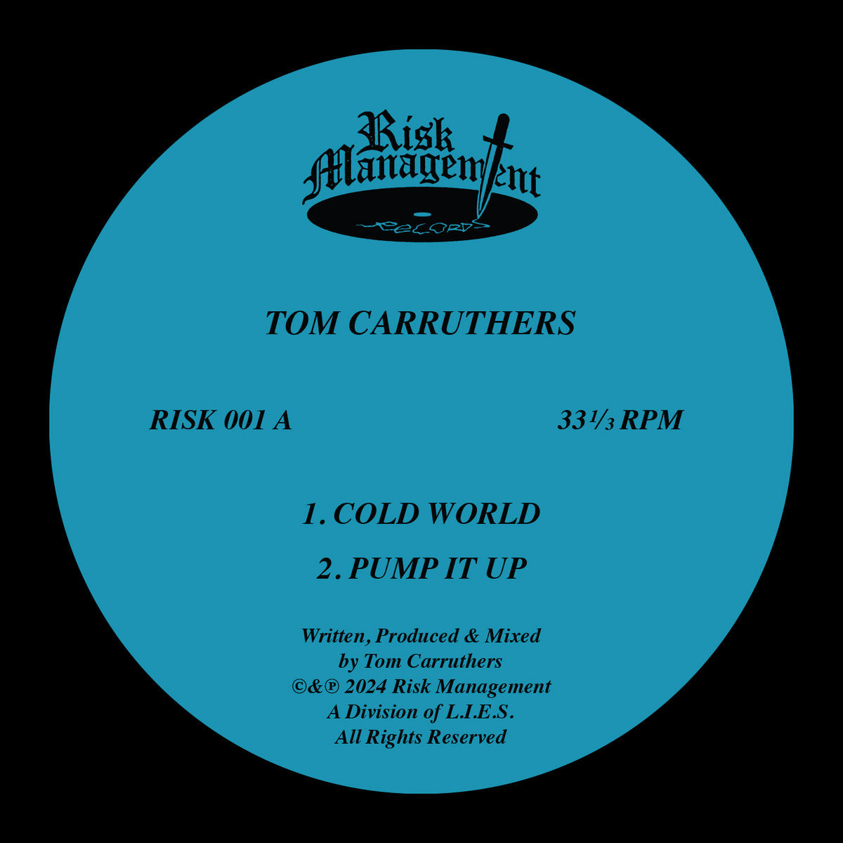 Carruthers, Tom: Cold World EP (Vinyl 12")