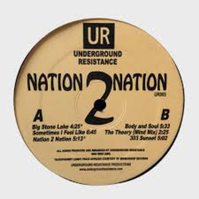 Underground Resistance: Nation 2 Nation (Vinyl 12")
