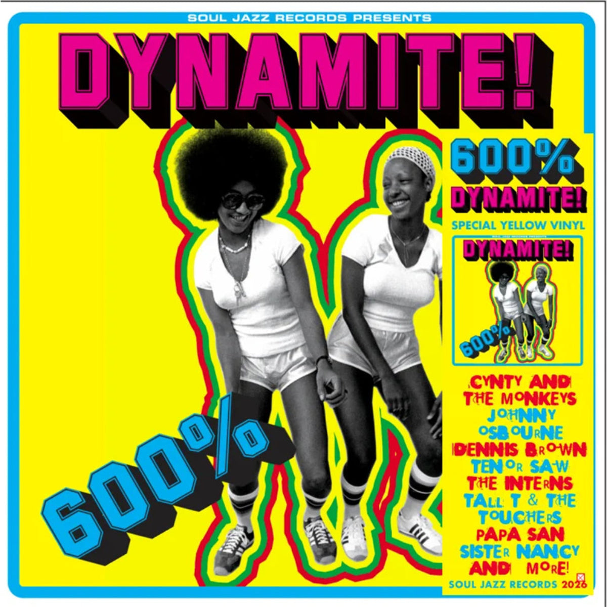 Various Artists: Soul Jazz Records Presents 600% Dynamite! (Coloured Vinyl 2xLP)