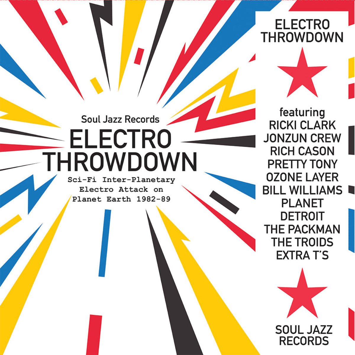 Various Artists: Soul Jazz Records Present Electro Throwdown - Sci-Fi Inter-Planetary Electro Attack On Planet Earth 1982-89 (CD)