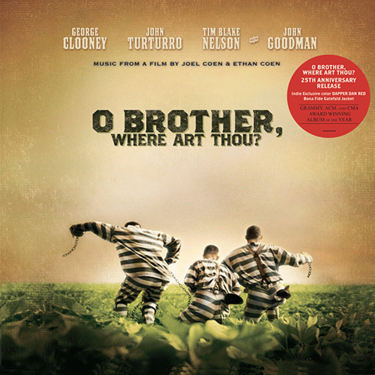 Pre-Order 20/02/26 - Various Artists: O Brother, Where Art Thou? OST - 25th Anniversary Edition (Coloured Vinyl 2xLP)