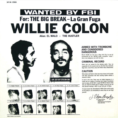 Colón, Willie: La Gran Fuga (Vinyl LP)