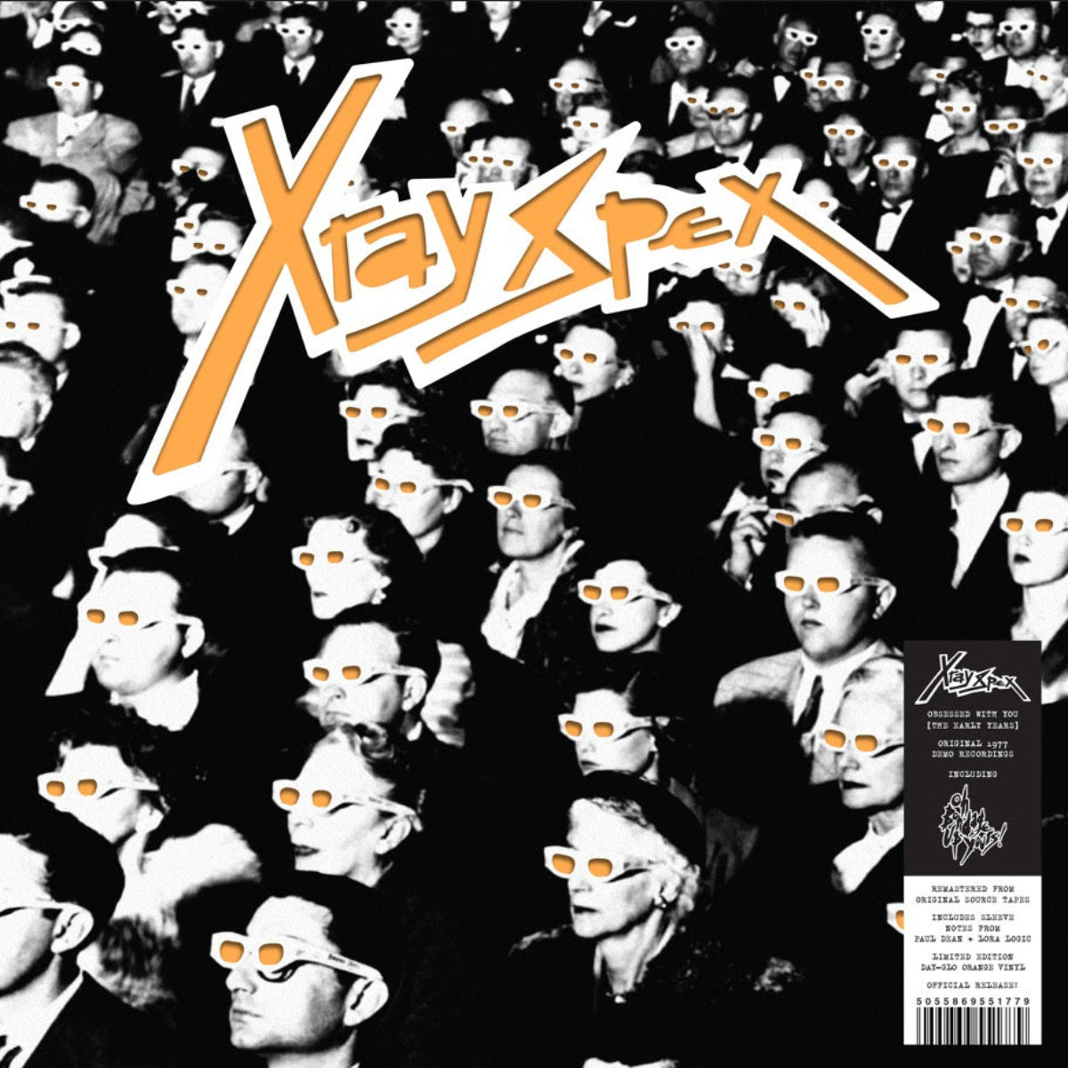 Pre-Order 22/05/26 - X-Ray Spex: Obsessed With You - The Early Years - Neon Orange (Coloured Vinyl LP)
