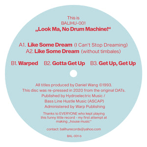 Wang, Daniel: Look Ma, No Drum Machine! (Vinyl 12")