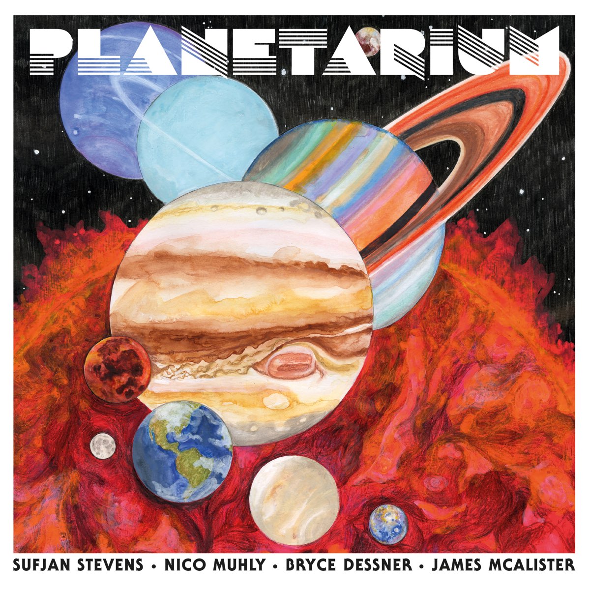Stevens, Sufjan / Nico Muhly / Bryce Dessner / James McAlister: Planetarium (Vinyl 2xLP)