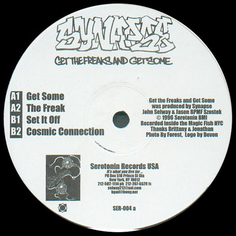 Synapse: Get The Freaks And Get Some (Vinyl 12")